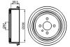 Тормозный барабан BOSCH 0986477022 (фото 1)