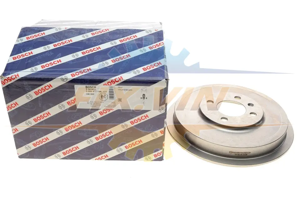 Барабан гальмівний (задній) VW Caddy II 95-04 BOSCH 0 986 477 194 (фото 1)