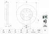 Диск тормозной DAEWOO LANOS R13 передн. BOSCH 0 986 478 192 (фото 5)
