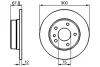 Тормозной диск BOSCH 0986478322 (фото 1)