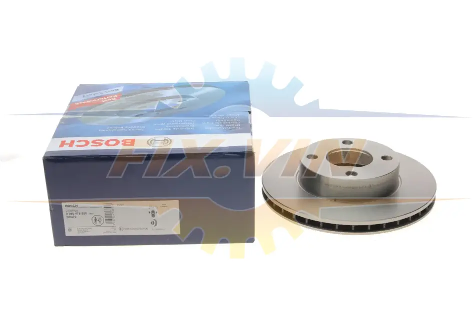 Диск гальмівний BOSCH 0 986 478 550 (фото 1)