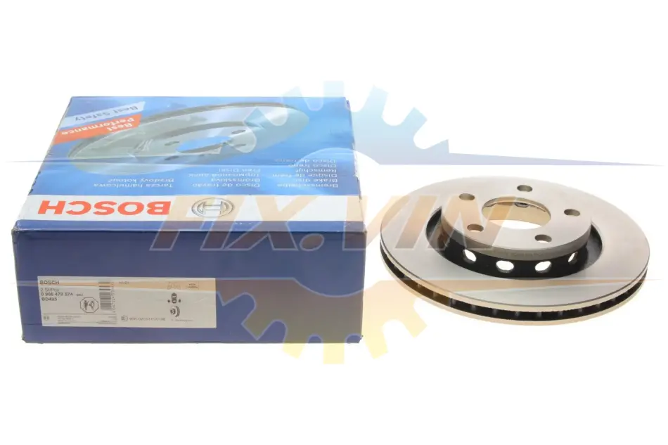 Диск гальмівний AUDI A8/A8 Quattro \'\'R BOSCH 0986478574 (фото 1)