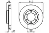 Диск гальмівний BOSCH 0 986 478 580 (фото 1)