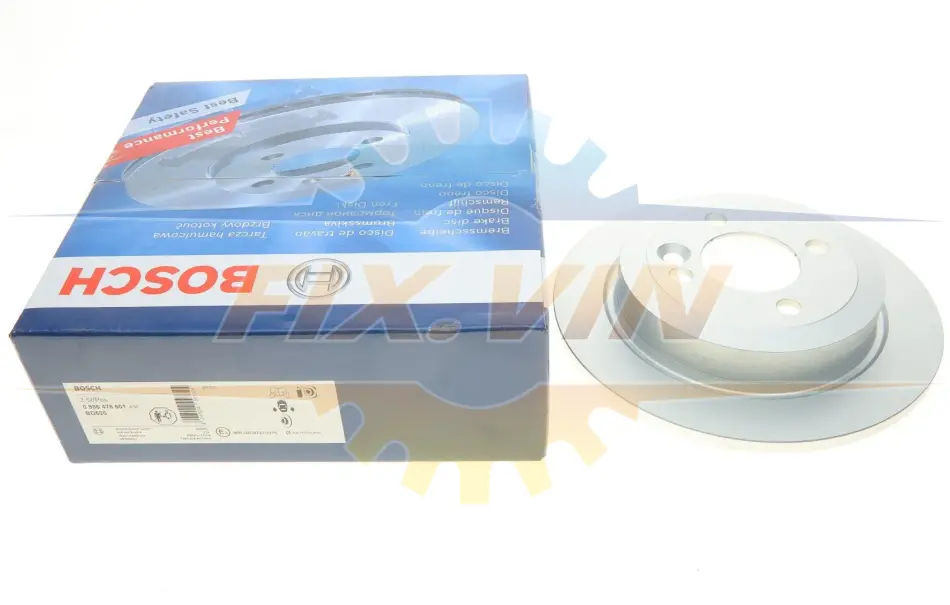 Диск гальмівний MINI R "01>> BOSCH 0 986 478 601 (фото 1)