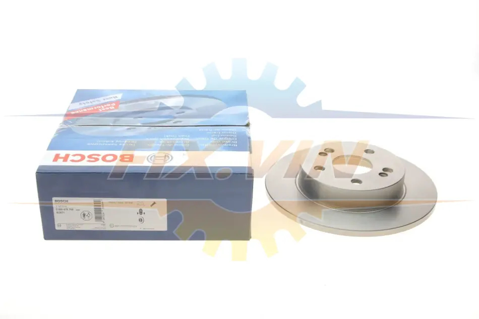 Диск гальмівний BOSCH 0 986 478 758 (фото 1)
