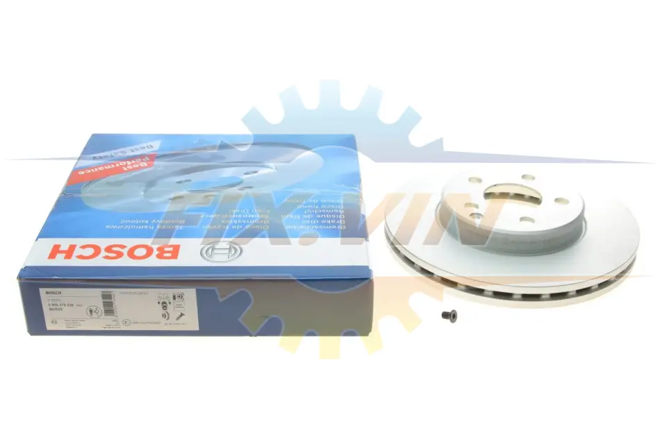 Диск гальмівний MB E200/220/230/240/270/280/300/320 W211 \'\'F \'\'02-09 BOSCH 0 986 479 039 (фото 1)