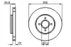 Тормозной диск BOSCH 0986479048 (фото 1)