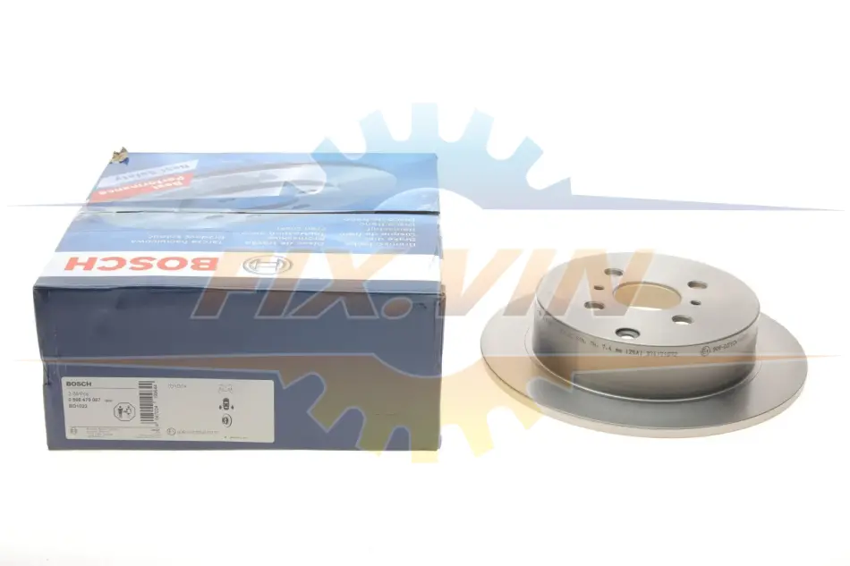 Диск гальмівний BOSCH 0 986 479 087 (фото 1)