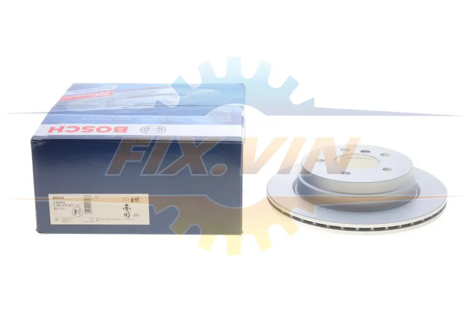 Диск гальмівний BMW 1/3/X1 \'\'R \'\'1.6-3.0 \'\'05-15 BOSCH 0986479263 (фото 1)