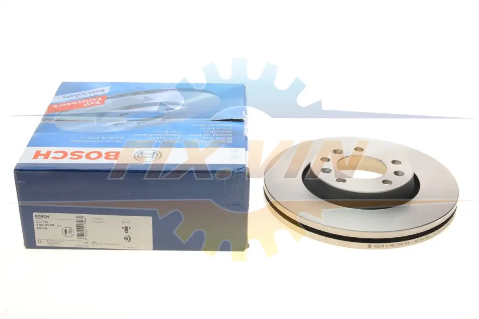 Диск гальмівний CITROEN/FIAT/PEUGEOT Jumpy/Scudo/Expert \'\'F \'\'1.6 \'\'07>> BOSCH 0 986 479 266 (фото 1)