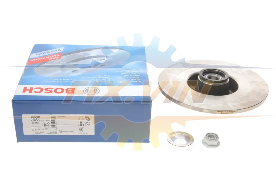 Диск гальмівний BOSCH 0 986 479 274 (фото 1)