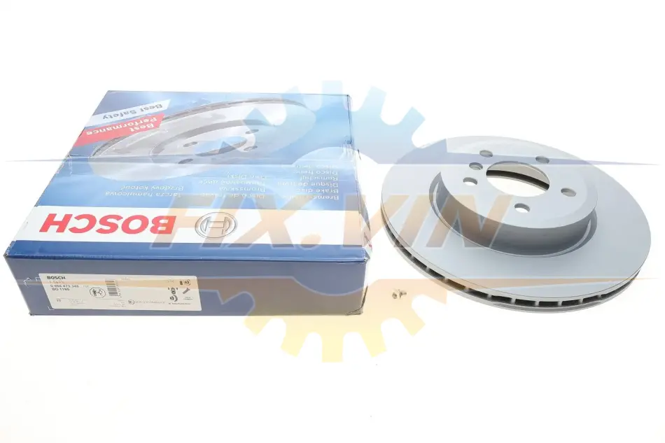 Диск гальмівний BMW X3(E83) \'\'2,0i-3,0i \'\'03>> - кратн. 1 шт BOSCH 0 986 479 348 (фото 1)