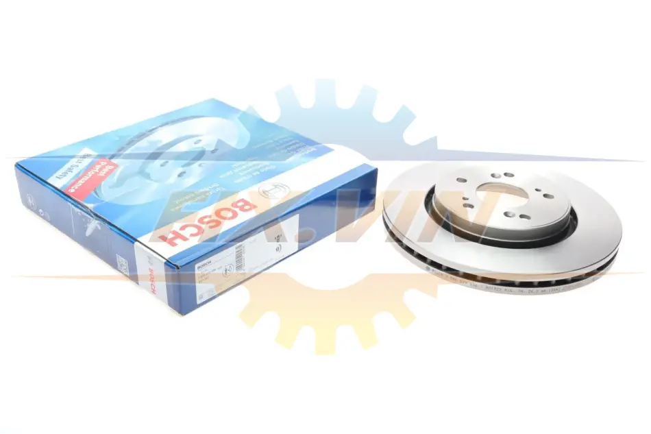 Диск гальмівний HONDA CR-V III \'\'F \'\'2,0-2,2 i-VTEC/i-CTDi \'\'07>> - кр. 1 шт BOSCH 0 986 479 456 (фото 1)