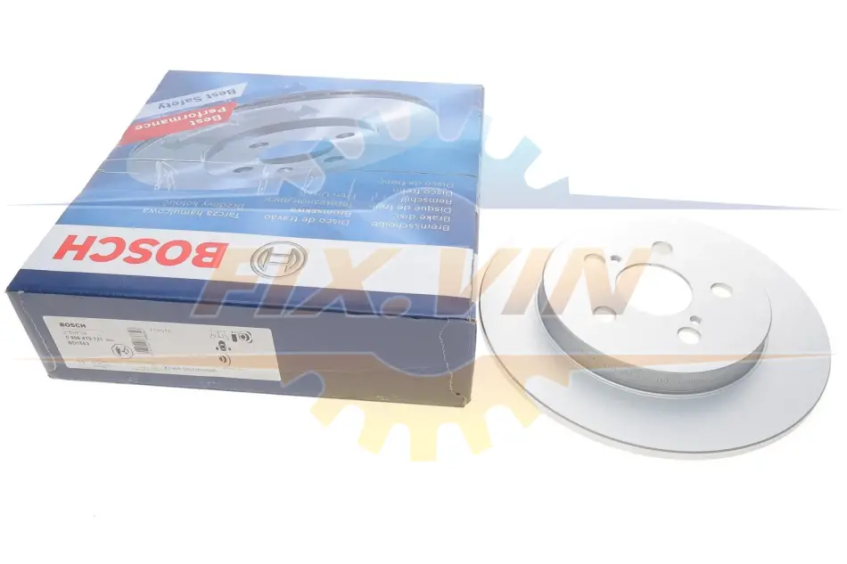 Диск гальмівний LEXUS CT200h, Prius 2009- R BOSCH 0986479721 (фото 1)