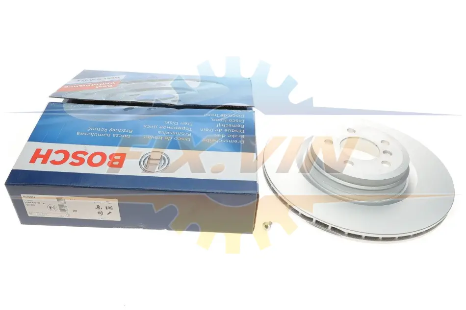 Диск гальмівний (задній) BMW 5 (F07/F11)/7 (F01/F02/F03/F04) 08-17 (370x24) (з покрит.) (вентил.) BOSCH 0986479730 (фото 1)