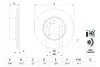 Диск гальмівний BMW 118-120 F20/316-320 F30 \'\'F \'\'12>> BOSCH 0986479A18 (фото 5)