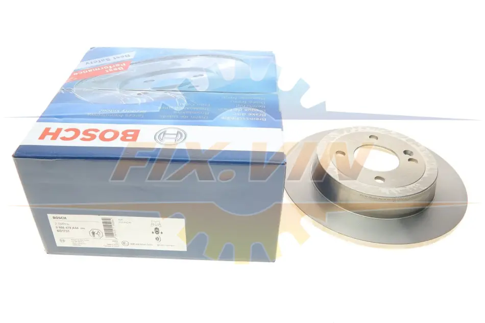 Диск гальмівний BOSCH 0 986 479 A44 (фото 1)