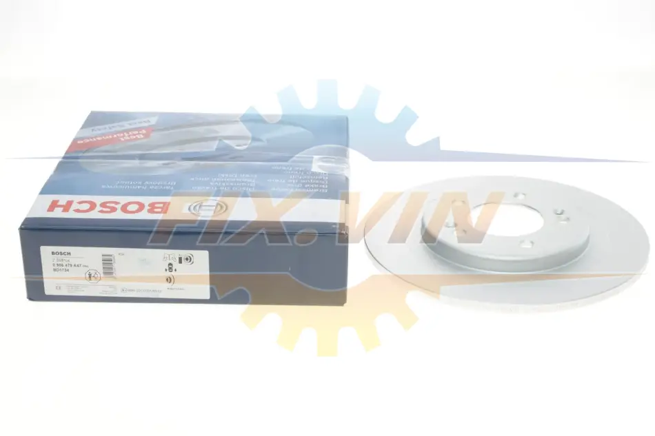 Диск гальмівний (задній) Hyundai i30/Kia Ceed 11- (284x10) (повний) (з покриттям) BOSCH 0 986 479 A47 (фото 1)