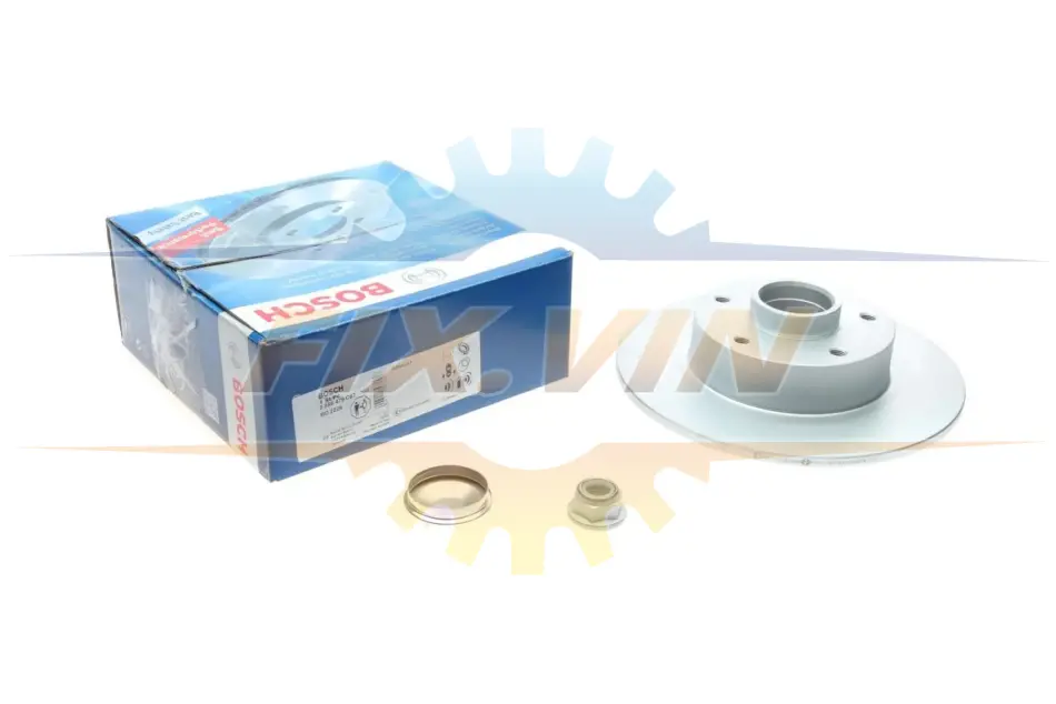 Диск гальмівний (задній) Renault Megane III/Scenic III 08- (260x8) (+ABS) (з підшипником) BOSCH 0 986 479 C87 (фото 1)