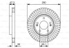 Диск гальмівний HYUNDAI Sonata \'\'F \'\'\'10>> BOSCH 0986479U10 (фото 1)