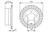 Диск гальмівний TOYOTA Land Cruiser J6/J7/J10 \'\'R \'\'98-07 PR2 BOSCH 0986479U32 (фото 1)