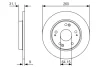 Тормозной диск BOSCH 0986479V21 (фото 1)