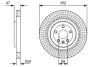 Диск гальмівний FORD Explorer (USA) \'\'F \'\'11>> - кратн. 1 шт BOSCH 0986479W53 (фото 1)