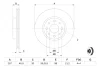 Гальмiвнi диски BOSCH 0986479W68 (фото 1)
