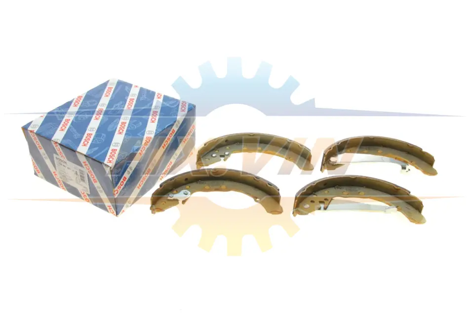 Гальмівні колодки барабанні AUDI 100/SEAT Inca/VW Passat/Caddy II/GolfIII -03 BOSCH 0 986 487 281 (фото 1)