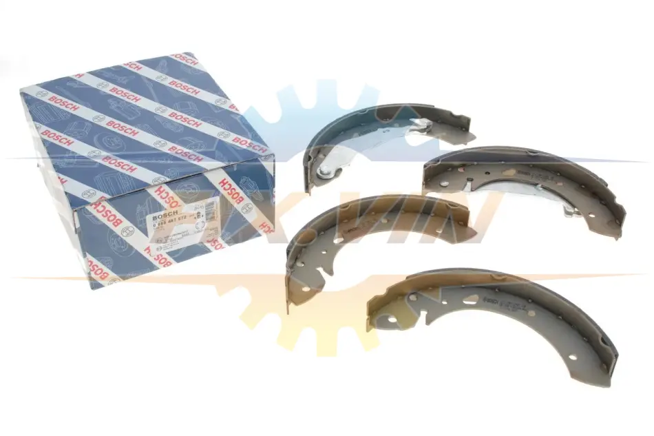 Комплект гальмівних колодок BOSCH 0986487572 (фото 1)