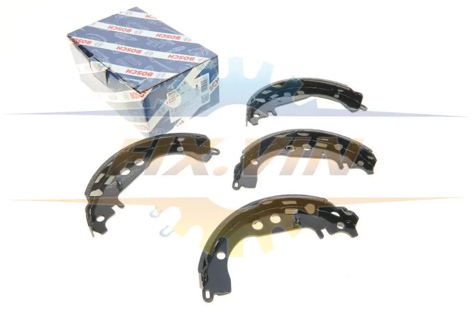 Гальмівні колодки барабанні FAW Vizi/TOYOTA Yaris/Corolla/Premia -06 BOSCH 0 986 487 589 (фото 1)