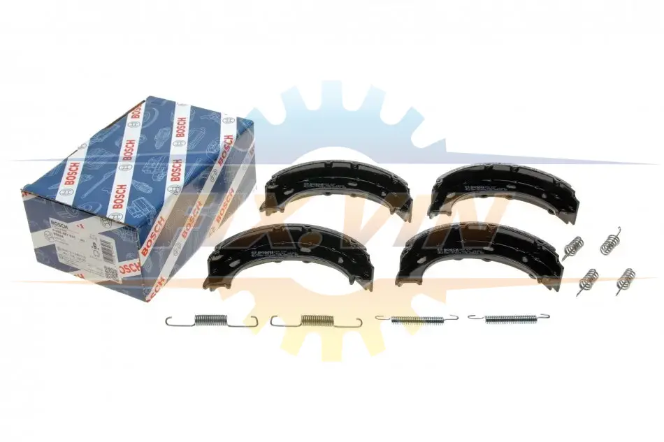 Гальмівні колодки барабанні AUDI DAF MB Sprinter VW BOSCH 0 986 487 610 (фото 1)
