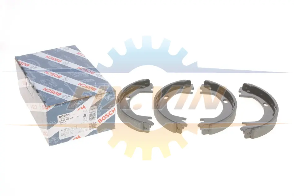 Колодки гальмівні барабанні BOSCH 0 986 487 715 (фото 1)