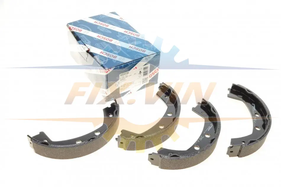 Колодки гальмівні барабан (ручник) LAND ROVER Freelander \'\'2,0-3,2 \'\'06-14 BOSCH 0 986 487 732 (фото 1)