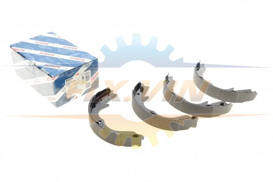 Гальмівні колодки барабанні CITROEN/MITSUBISHI/PEUGEOT/SUBARU C-Crosser,Lancer,Outlander,4007,Imprez BOSCH 0 986 487 739 (фото 1)