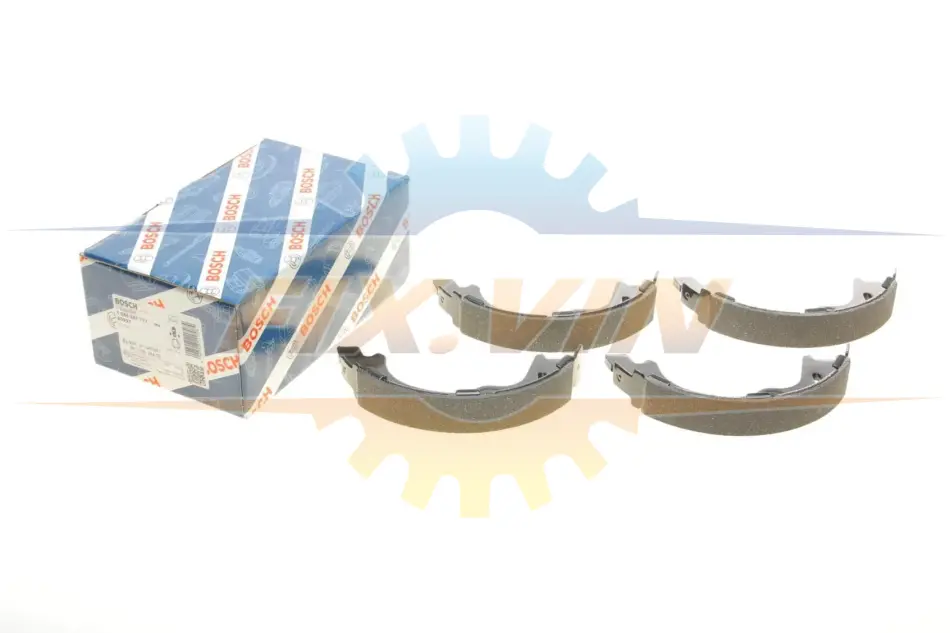 Колодки гальмівні барабан (ручник) HYUNDAI/KIA i30/Ceed/Sportage \'\'1.4-2.7 \'\'07-12 BOSCH 0 986 487 777 (фото 1)