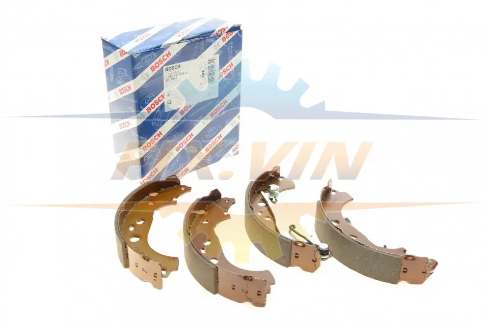Гальмівні колодки барабанні CITROEN/FIAT/PEUGEOT Nemo/Fiorino/Bipper "08>> PR2 BOSCH 0 986 487 898 (фото 1)