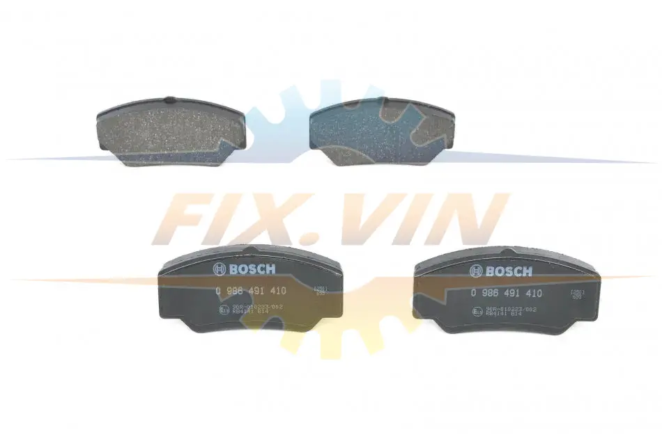 Комплект гальмівних колодок BOSCH 0986491410 (фото 1)