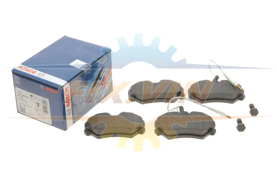 Колодки гальмівні дискові BOSCH 0 986 492 090 (фото 1)