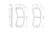 Гальмівні колодки, дискові BOSCH 0986493450 (фото 4)