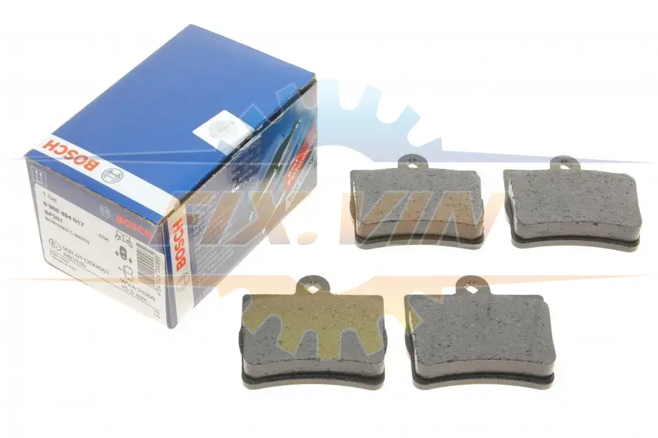 ДИСКОВI КОЛОДКИ ЗАДНI BOSCH 0 986 494 017 (фото 1)