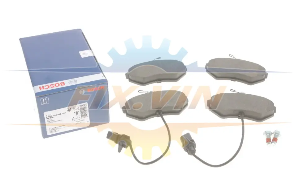Гальмівні колодки дискові AUDI A4 -06/VW Passat -00 BOSCH 0986494042 (фото 1)