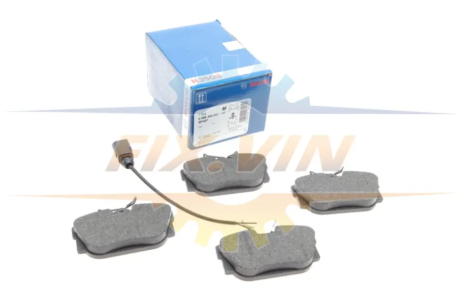Колодки гальмівні дискові BOSCH 0 986 494 051 (фото 1)