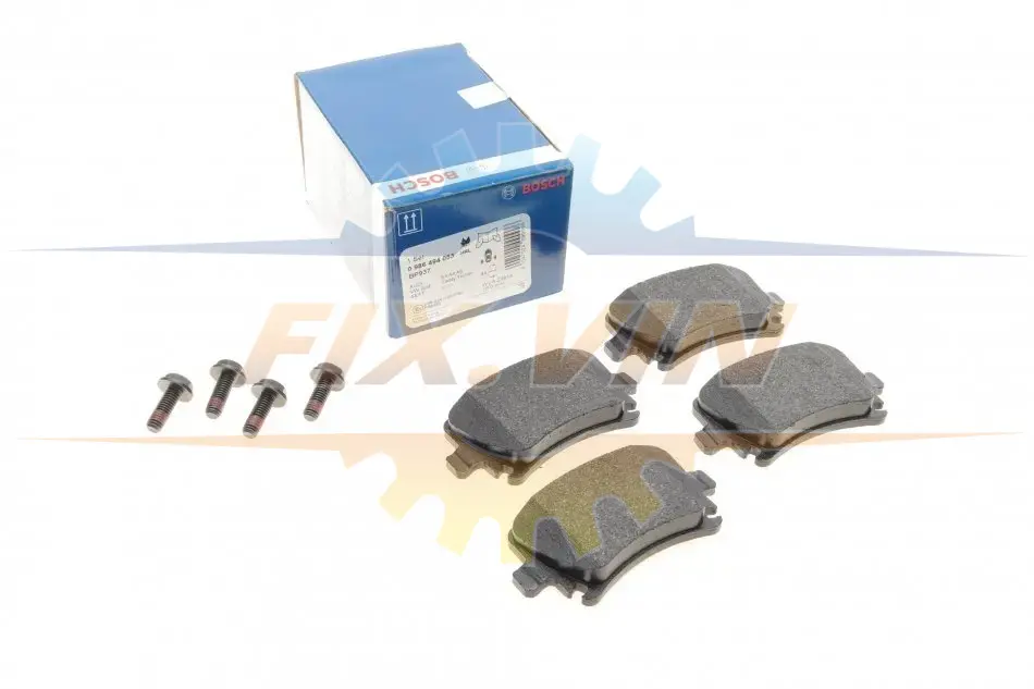 Колодки гальмівні дискові BOSCH 0 986 494 053 (фото 1)