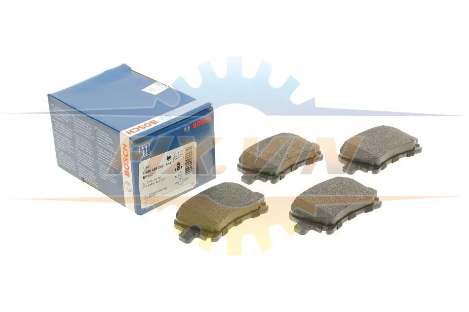Колодки гальмівні дискові BOSCH 0 986 494 062 (фото 1)