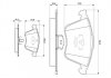 Колодки гальмівні (передні) Ford Focus/Mazda 3/Volvo C30/C70/S40/V50/Opel Vectra C 05-14/V40 12- BOSCH 0 986 494 077 (фото 2)