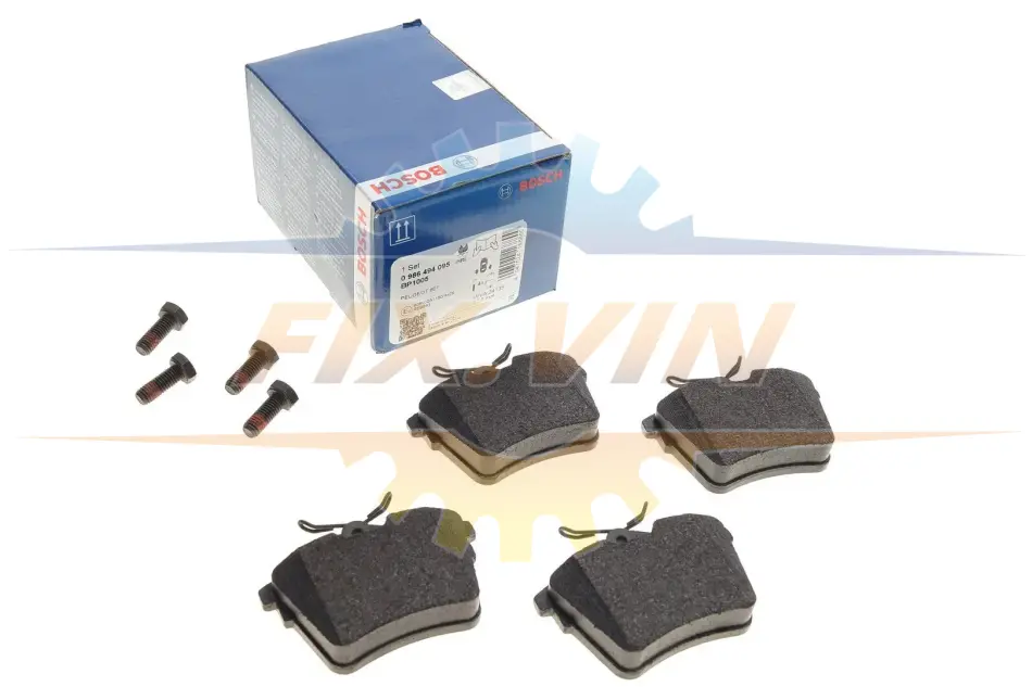 Колодки гальмівні (задні) Citroen C5 08-/Peugeot 407 04-/607 88- BOSCH 0 986 494 095 (фото 1)