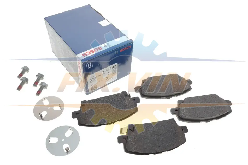 Гальмівні колодки дискові HONDA Civic (FD1)| Civic (FK1) 06- BOSCH 0986494136 (фото 1)