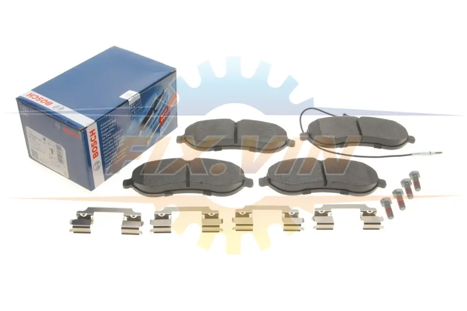 Гальмівні колодки CITROEN/FIAT/PEUGEOT Jumpy/Scudo/Expert "F "07>> BOSCH 0986494163 (фото 1)