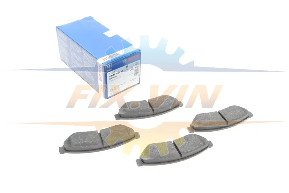Гальмівні колодки дискові DAEWOO Evanda 2,0 -02 BOSCH 0 986 494 172 (фото 1)